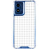White Grid Moto G 5G (2024) Clear Case